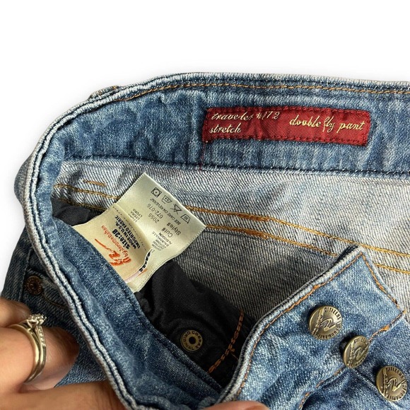Citizens of Humanity Jeans Traveler Stretch Boot Double Fly Pants Button Size 28 - Picture 4 of 8